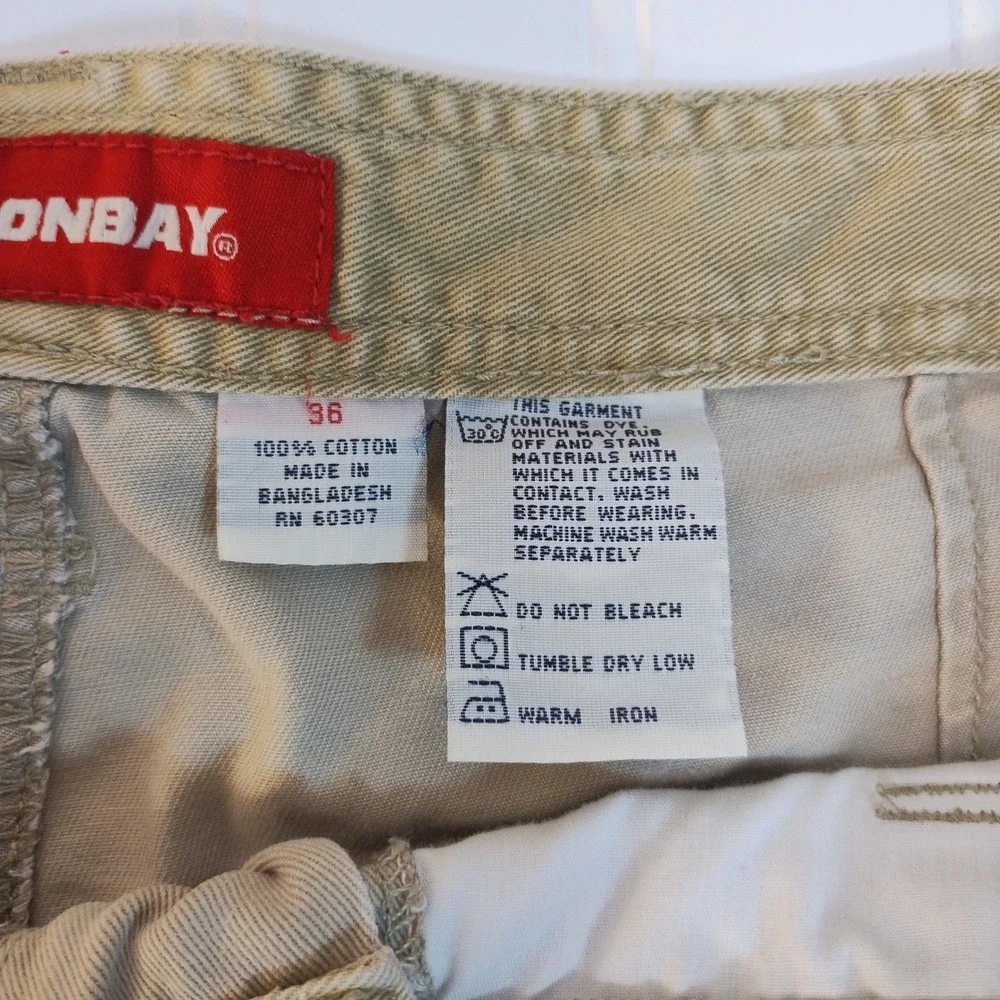 Unionbay Mens 36 Cargo Shorts Tan Khaki Cotton Utility Hiking Casual GorpCore